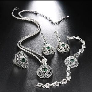 Turkish Vintage Style Jewelry Set forWomen,NEW,4Pcs,Size 7,8,WeddingHandmadeGift